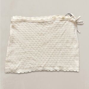 NWT Crochet Wrap Skirt